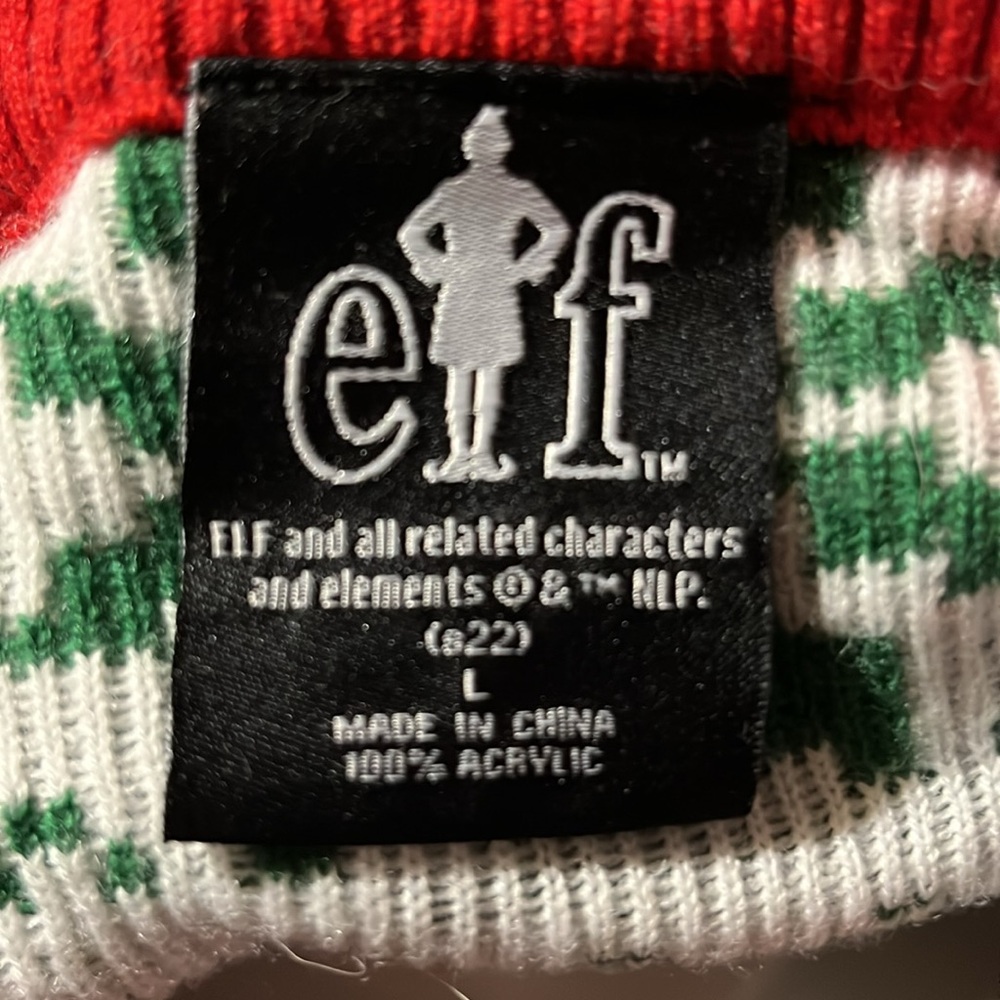 Elf Ugly Christmas Sweater.  Will mail immediately. - Picture 2 of 2